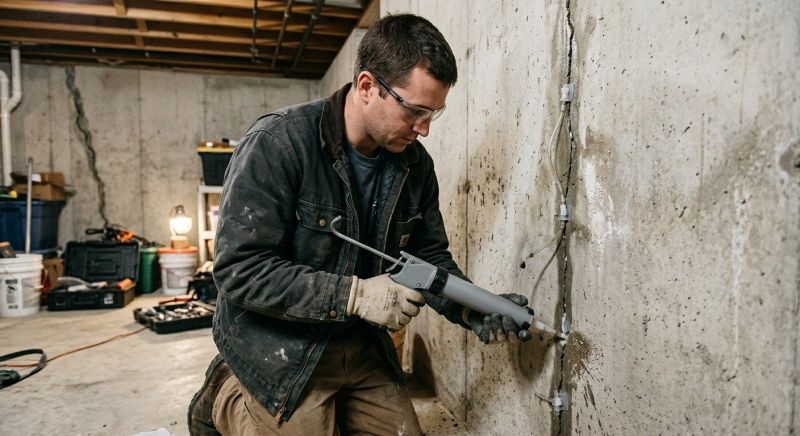 Basement Crack Repair in Sonoma, CA
