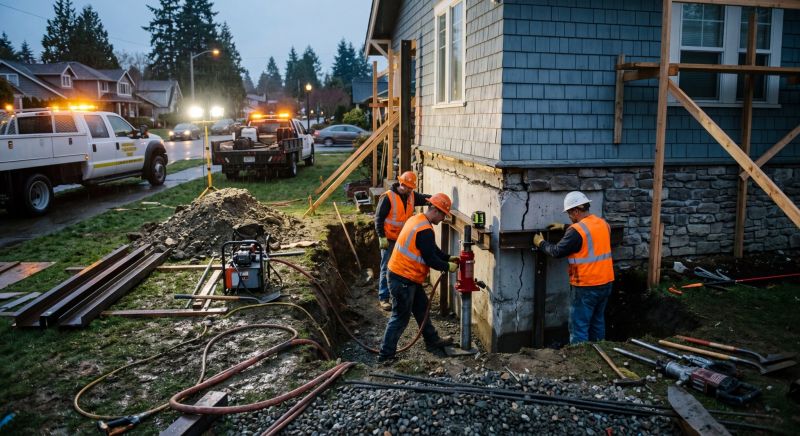 Building Foundation Repair in Larkspur, CA