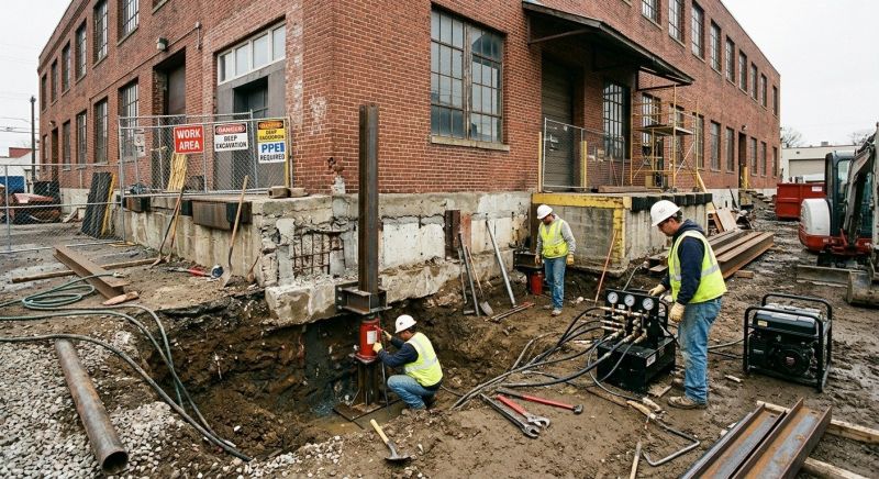 Building Foundation Repair in Novato, CA