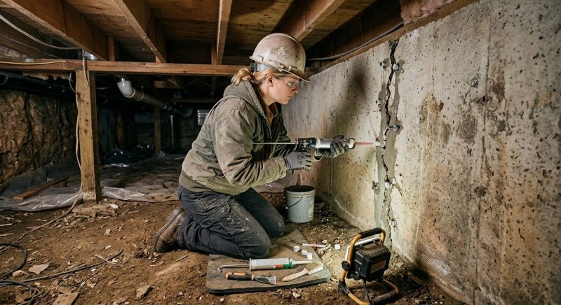 Concrete Foundation Repair in Angwin, CA
