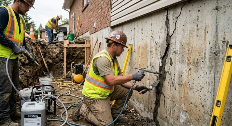Cracked Foundation Repair in Greenbrae, CA