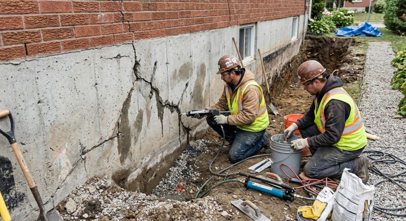 Cracked Foundation Repair in Marin County, CA