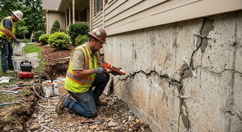 Cracked Foundation Repair in Napa County, CA