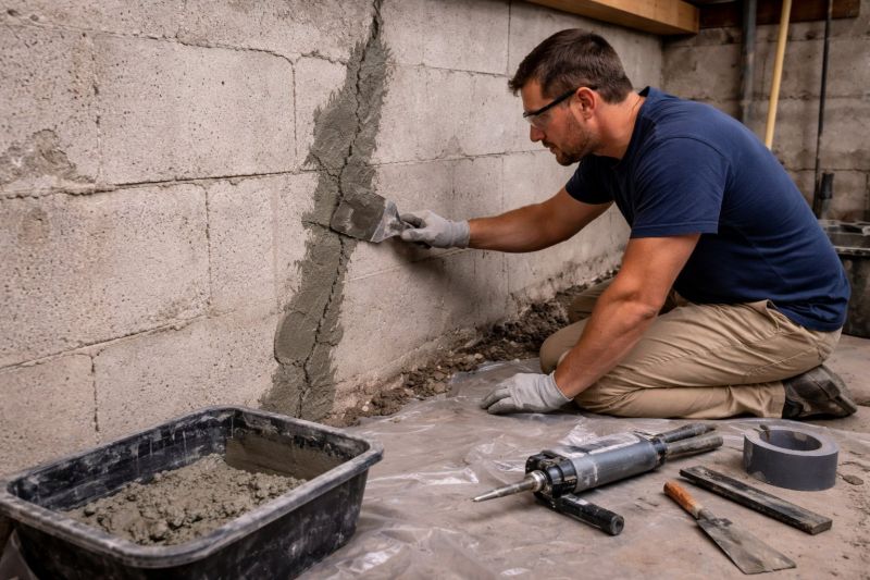Foundation Crack Repair in San Anselmo, CA