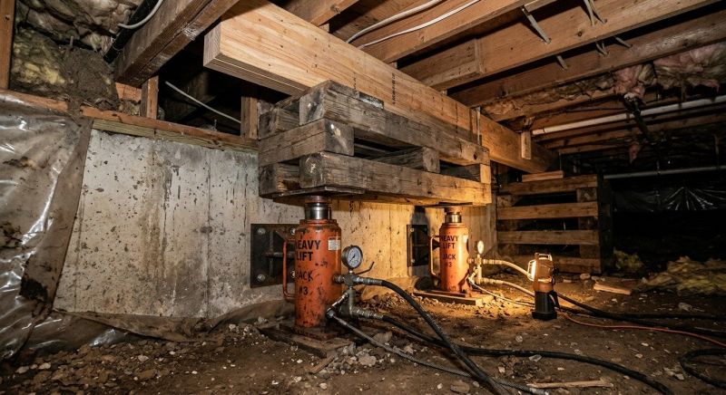 Foundation Jacking in San Rafael, CA