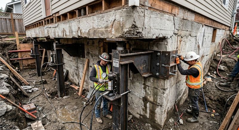 Foundation Lifting in Petaluma, CA