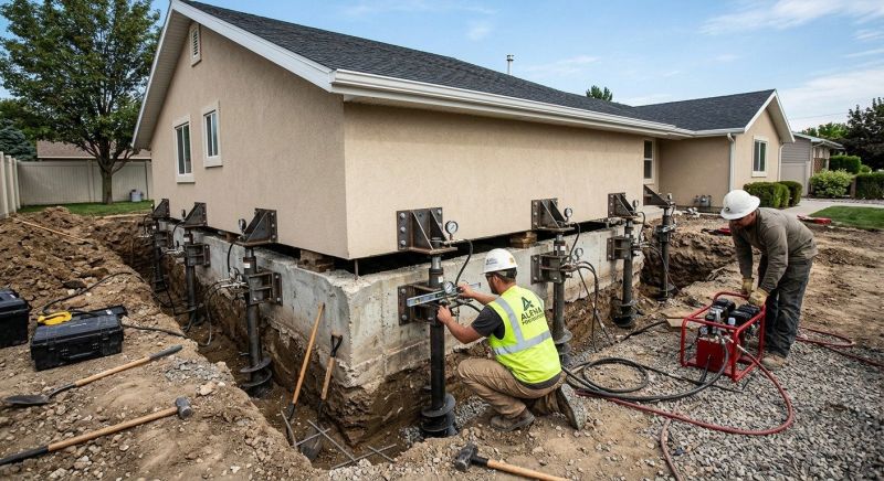 Foundation Pier Leveling in Sonoma, CA