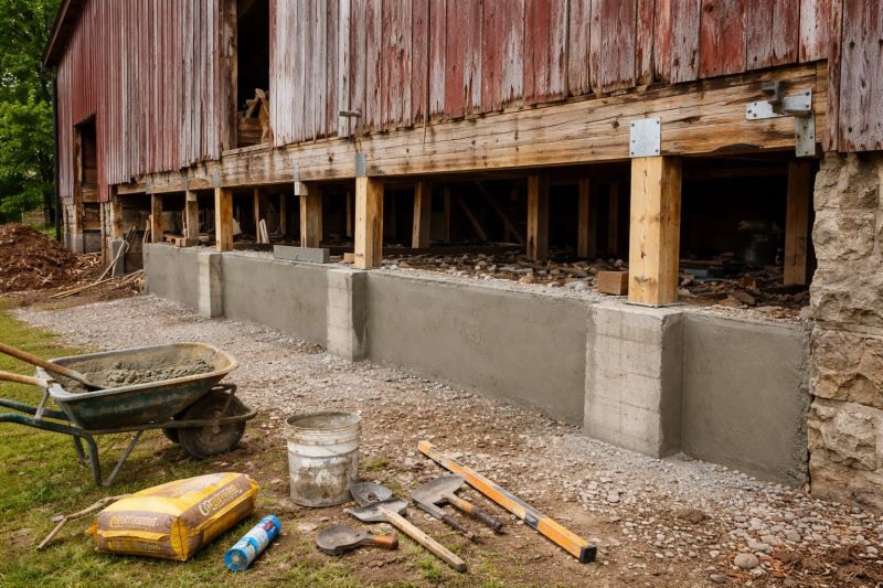 Foundation Renovation in Sonoma, CA