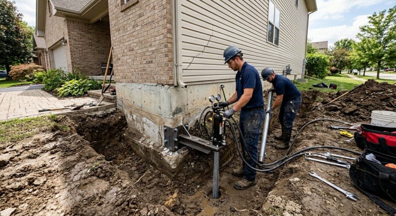 Foundation Settlement Repair in Sonoma, CA