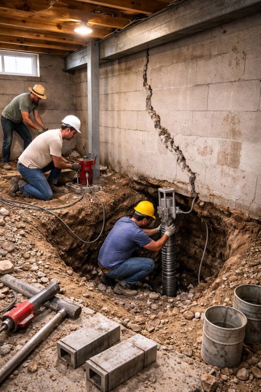 Foundation Structural Repair in Vallejo, CA