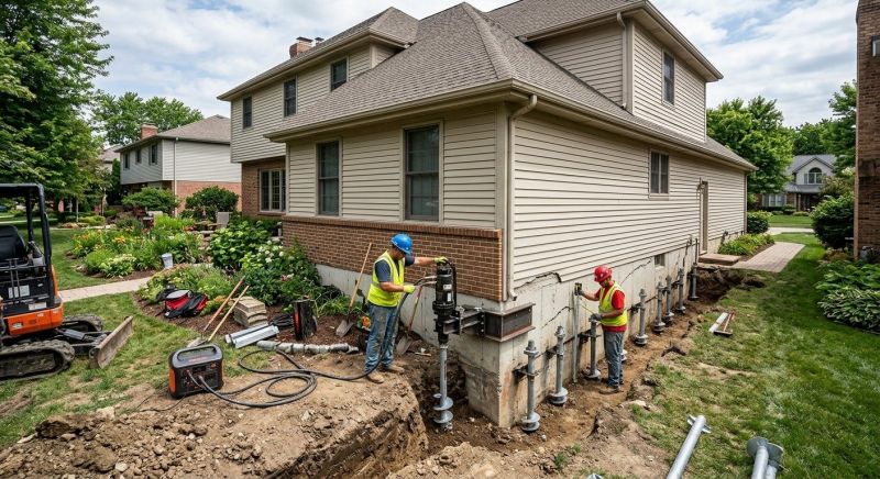 Helical Pile Installation in Sonoma, CA
