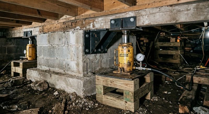 House Foundation Leveling in Sonoma, CA