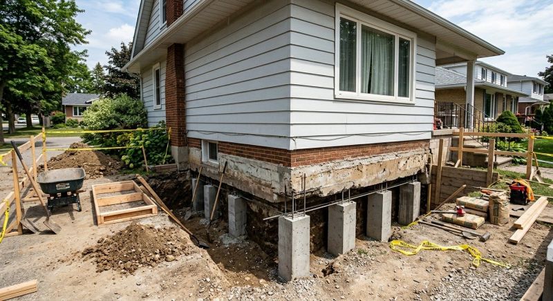 House Underpinning in Sonoma, CA