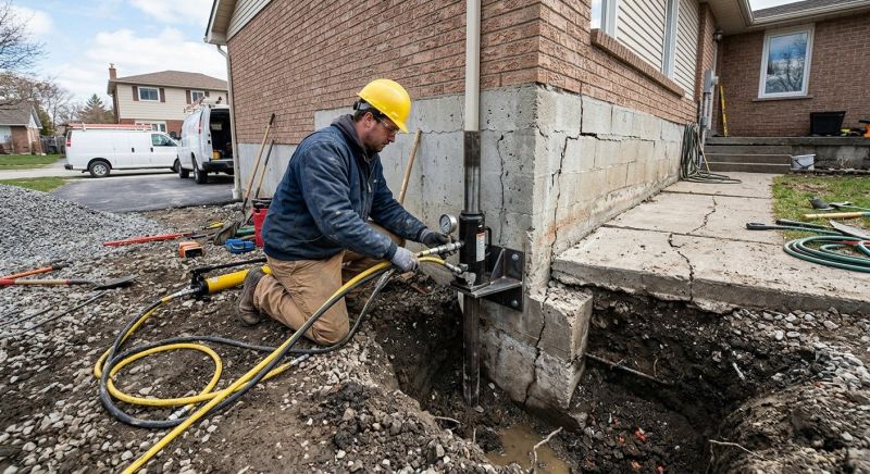 Sinking Foundation Repair in Sonoma, CA