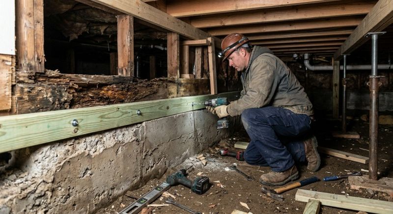 Sinking Foundation Repair in San Rafael, CA