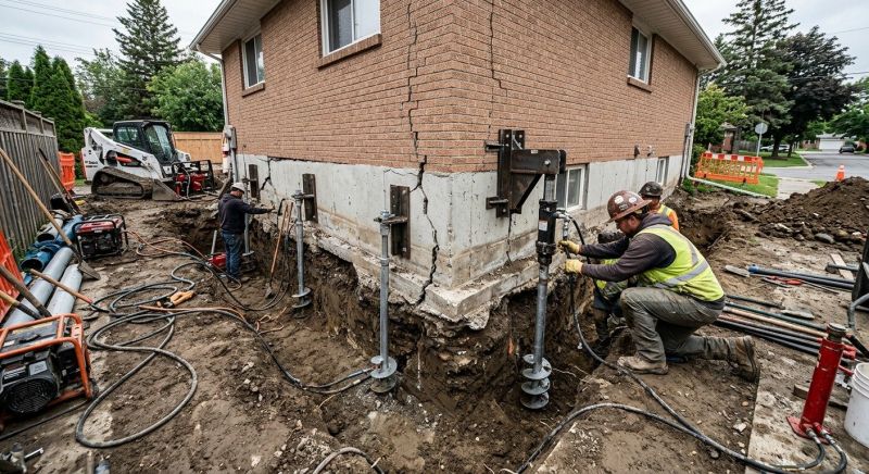 Sinking Foundation Repair in Santa Rosa, CA