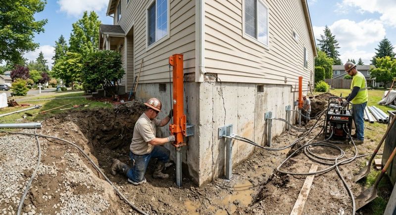 Sinking Foundation Repair in Vallejo, CA