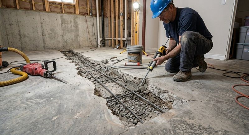 Slab Foundation Repair in Sonoma, CA