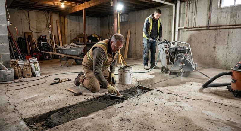 Slab Foundation Repair in Sonoma, CA