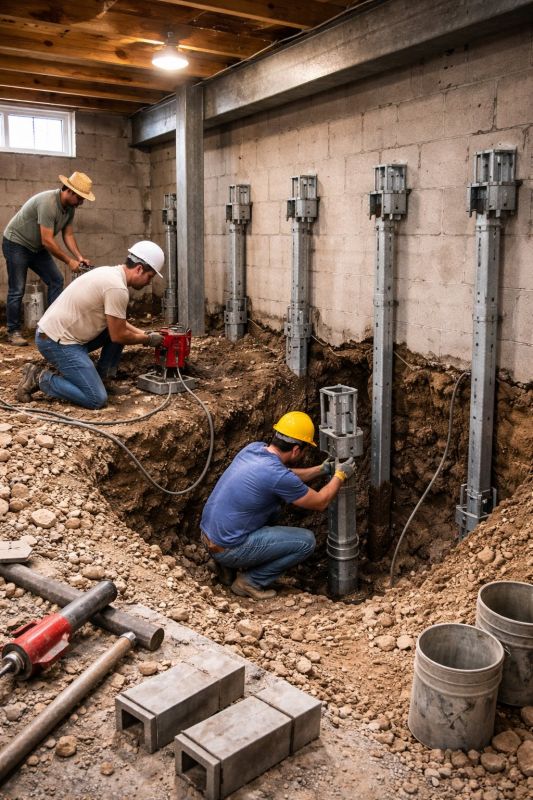 Structural Underpinning in Sonoma, CA